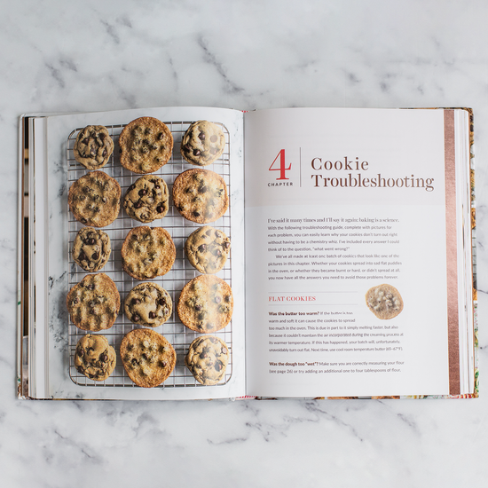 Over 80+ pages dedicated to the SCIENCE of baking to help diagnose why other recipes sometimes don't turn out *just* right